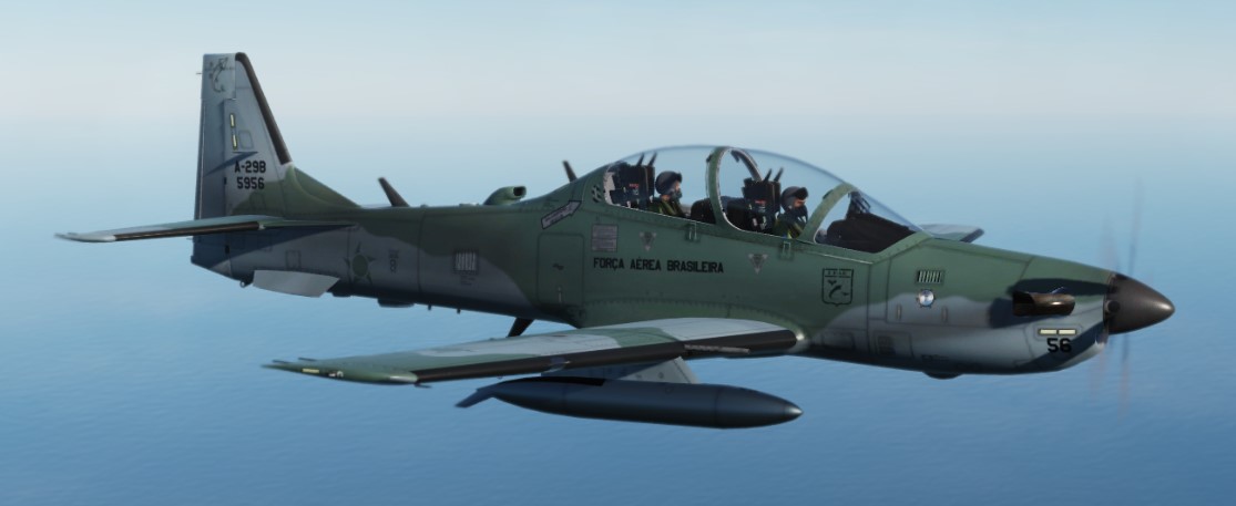 Super Tucano Brazilian air force