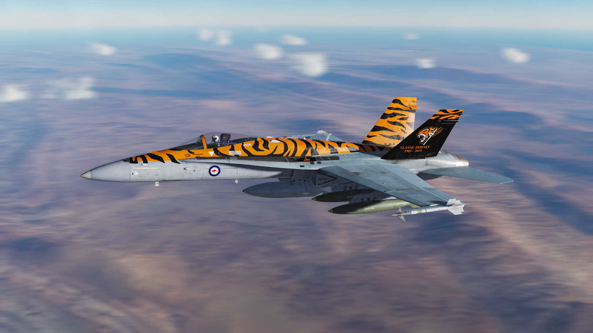 RAAF F/A-18C 2OCU Classic Hornet Tiger