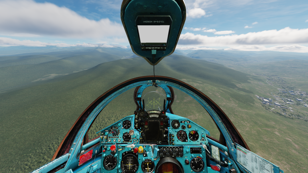 Mig 21 - Clear Canopy, Gunsight and Gauges Glass + No Reflections v 1.2
