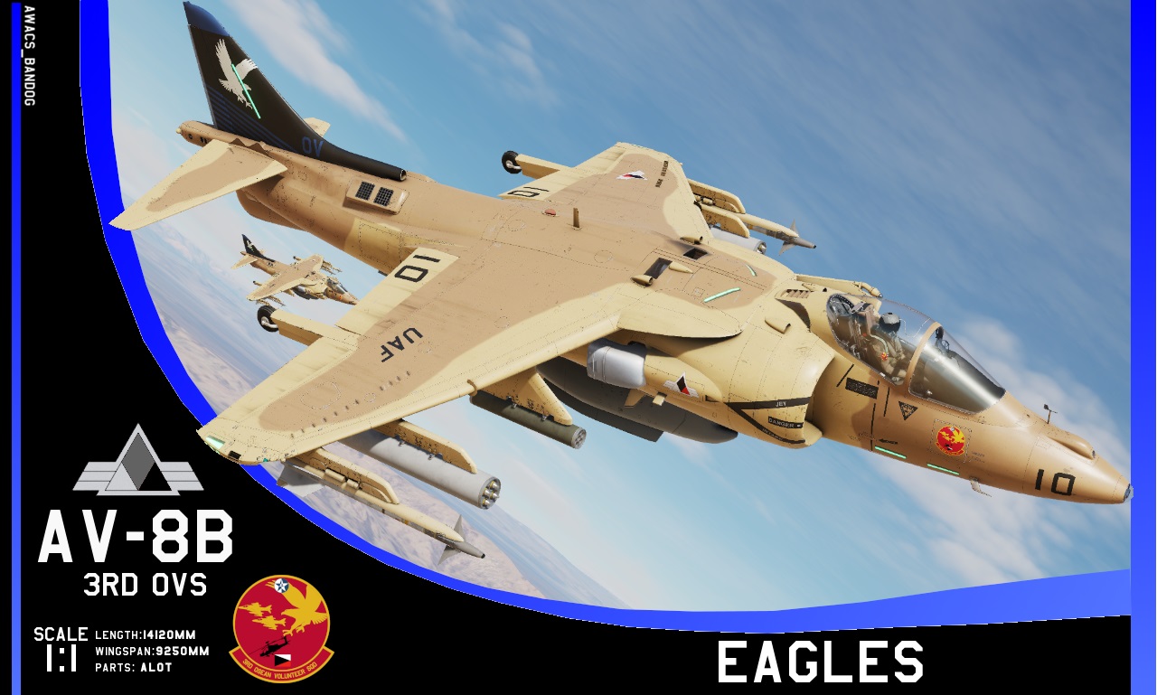 Ace Combat - Ustio Air Force 3rd Osean Volunteer Squadron 'Eagles'