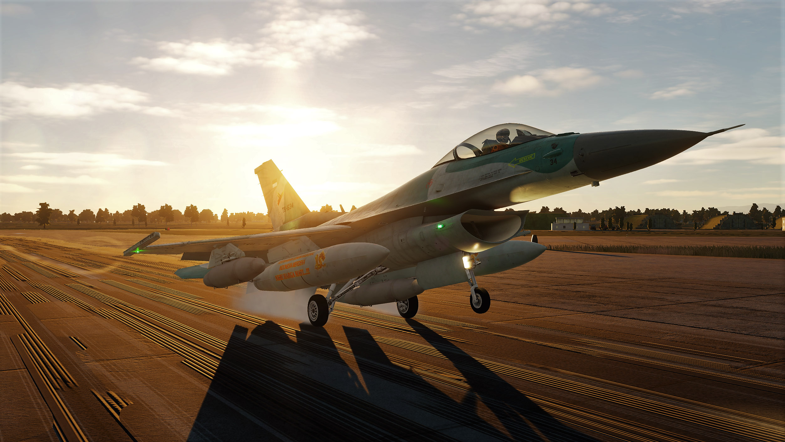 Squardon Indonesian Air Force F-16C "Dragon" Millenium Livery - Reworked