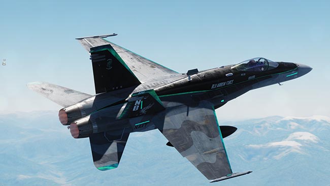 Blu Arrow Force FA-18C Hornet Skin (1)