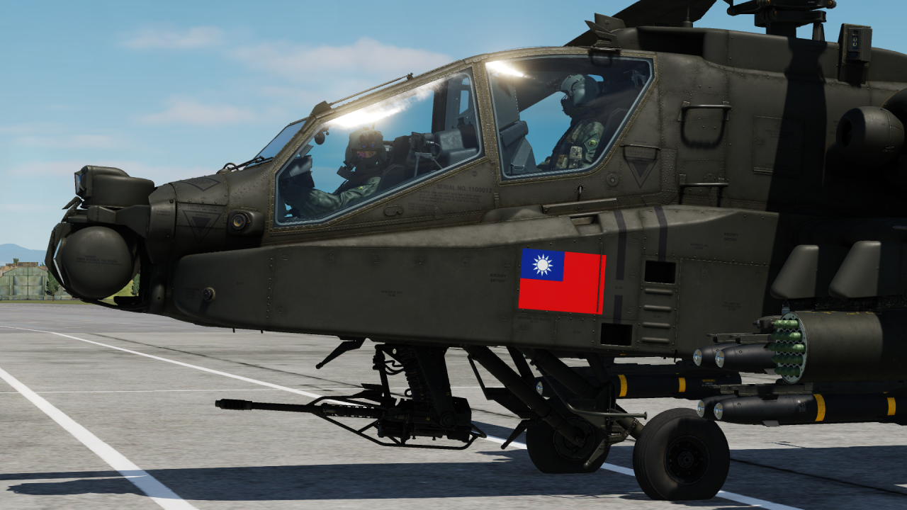Republic of China Army (Taiwanese Army) AH-64E 2022 ROC National Day Liveries Pack (Version 4.0)