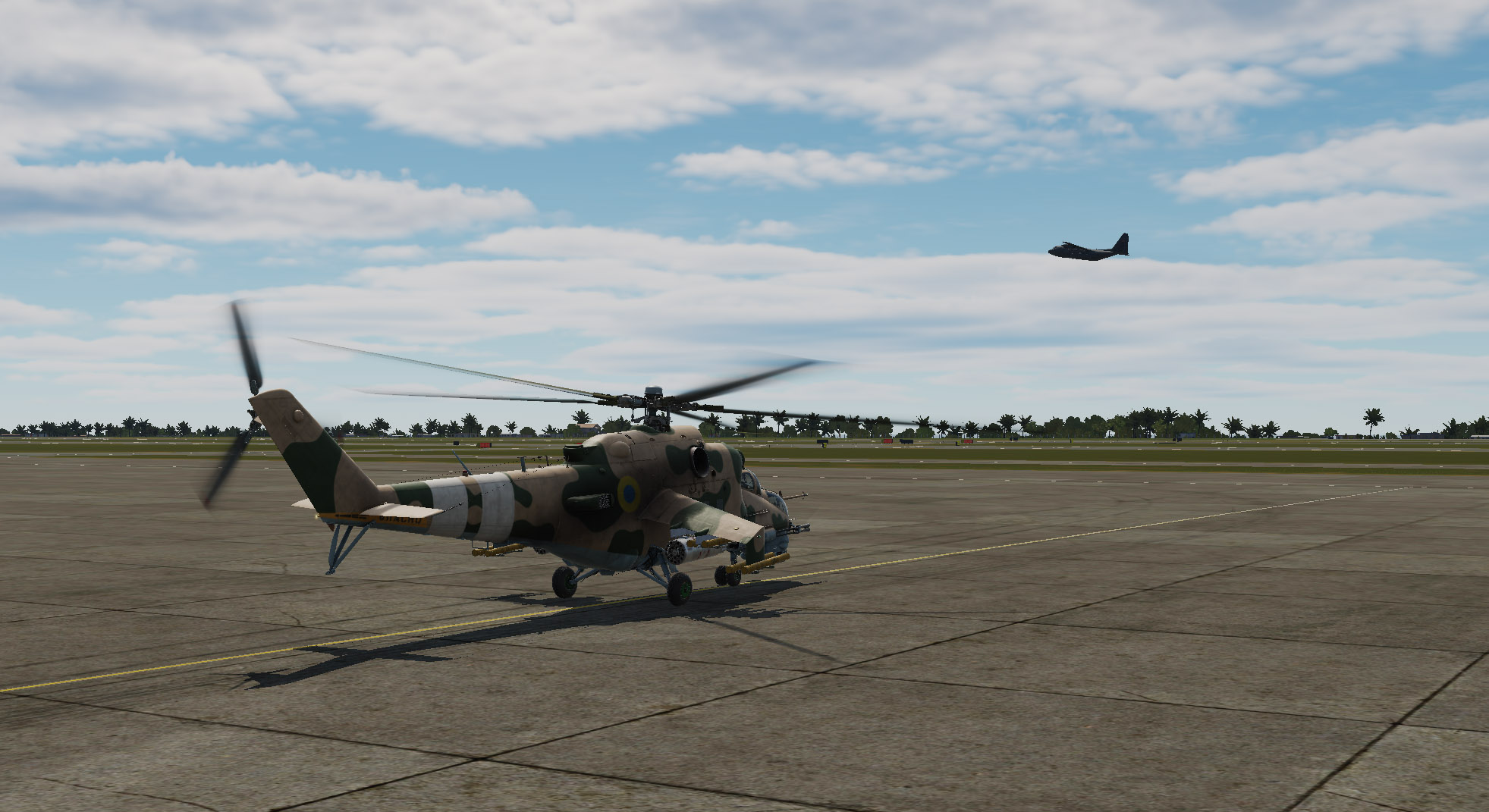 Tropical fun for a Hind