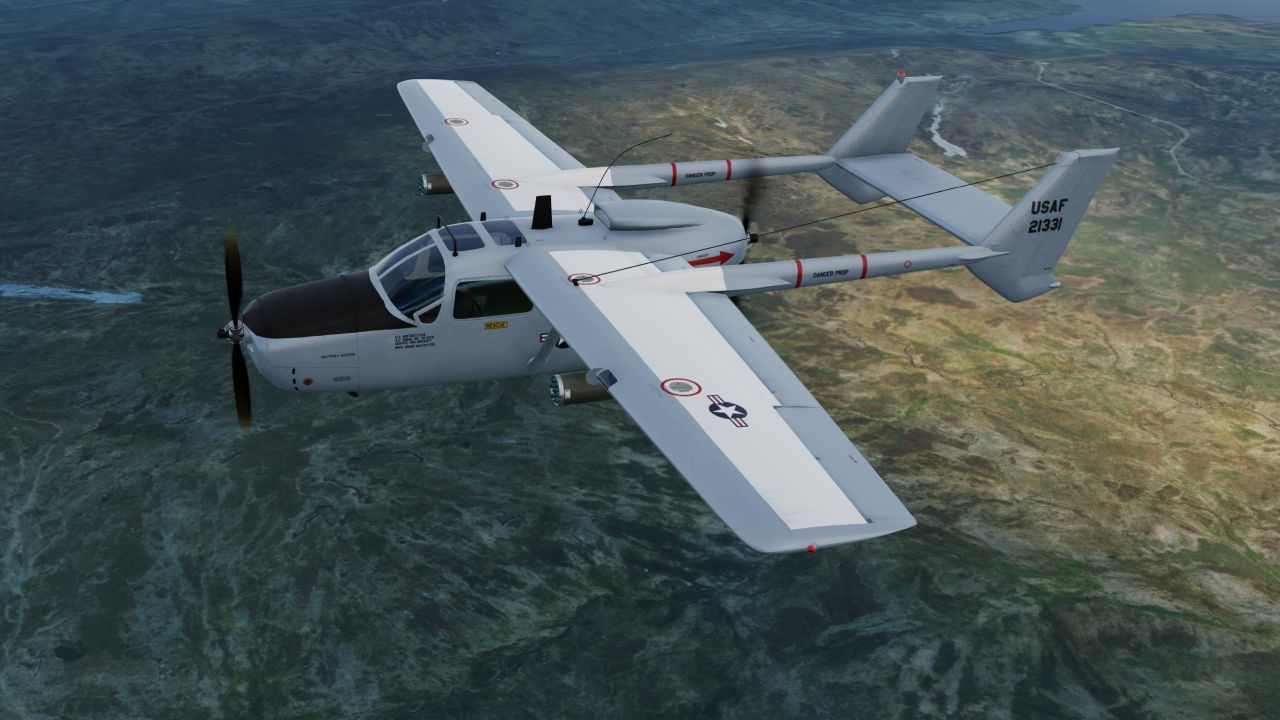 O-2A Skymaster (AI only) mod