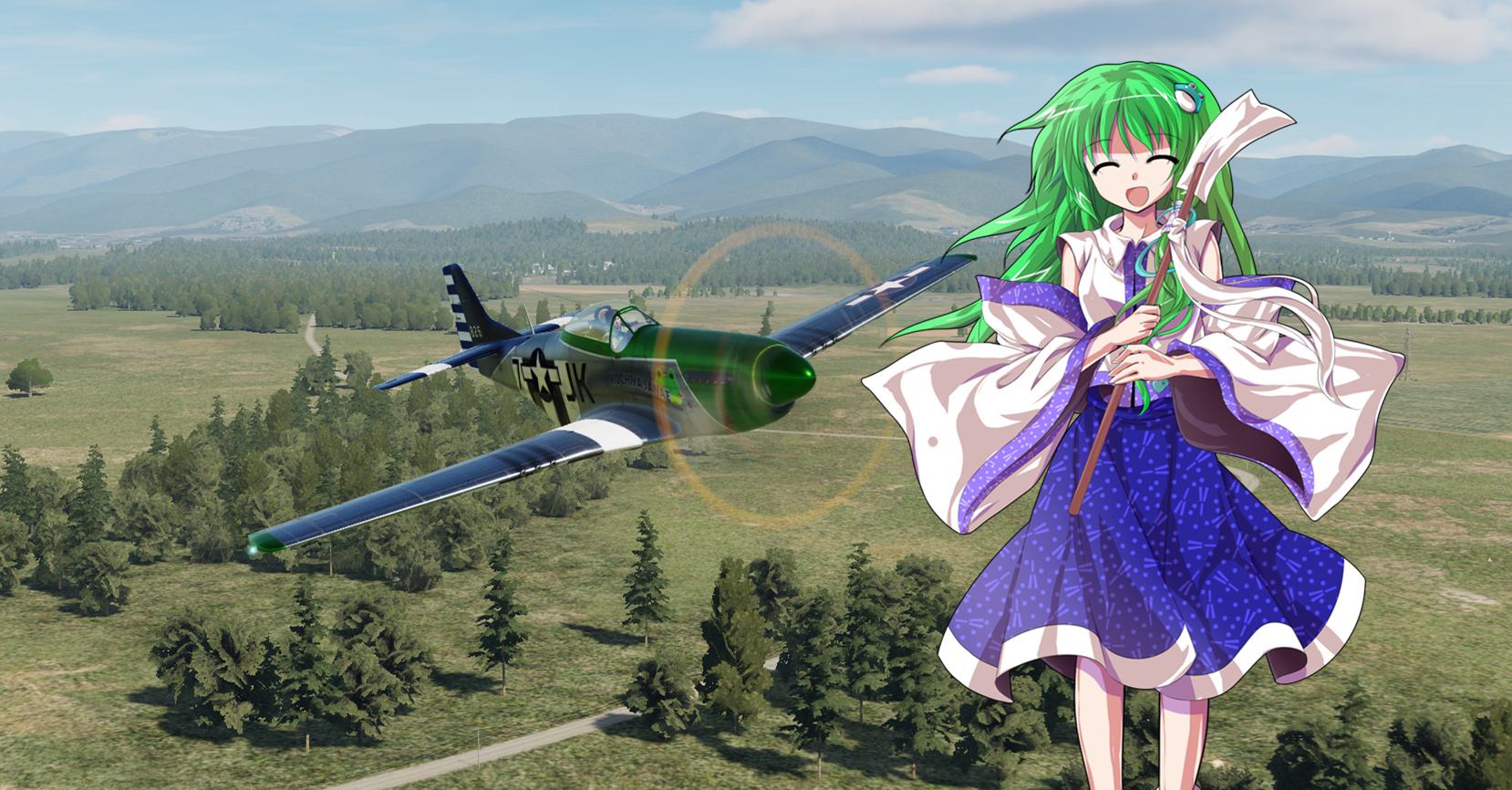 [P-51D/TF-51] Kochiya Sanae's flying wonder