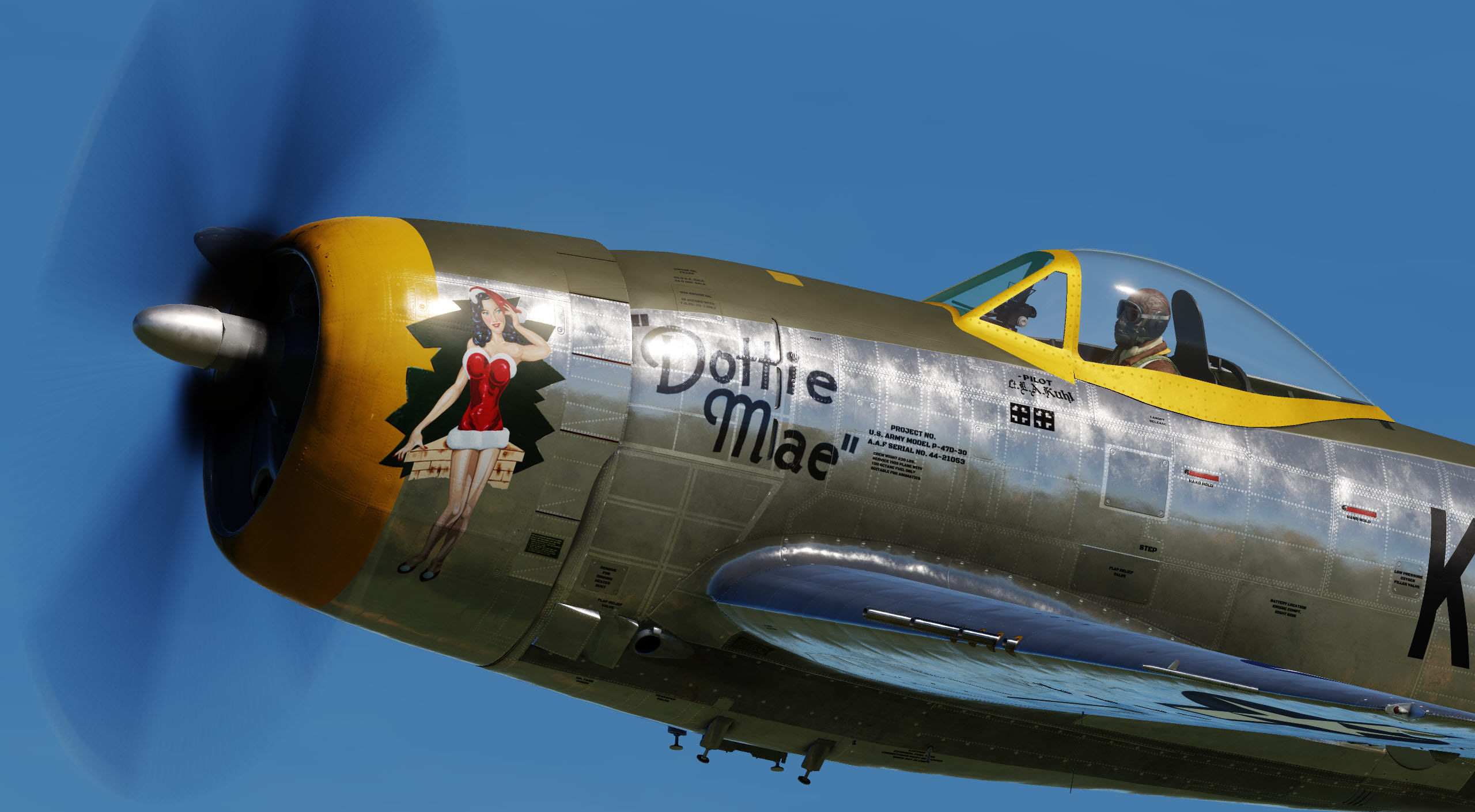 Flying legends P-47 "Dottie Mae"