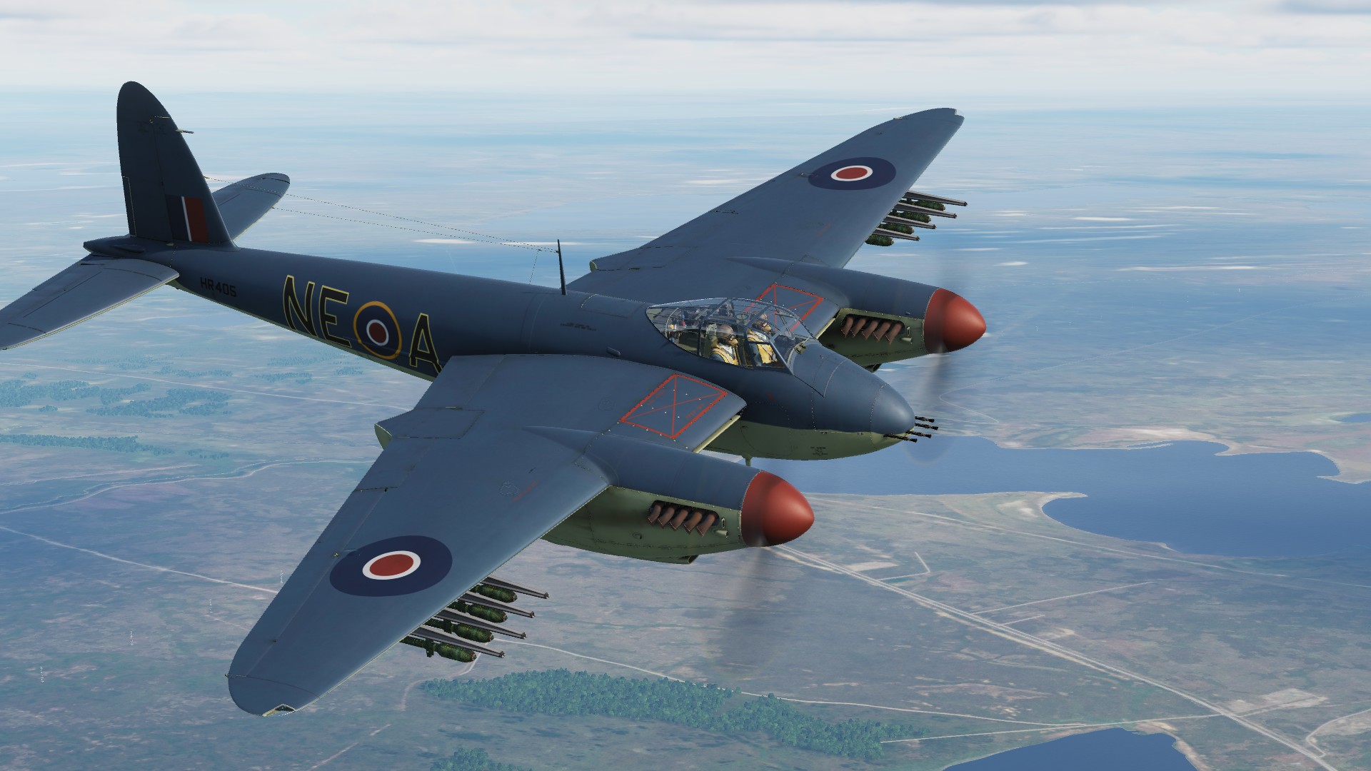 Mosquito Mk.VI - Coastal strike - Red Spinner - Skin
