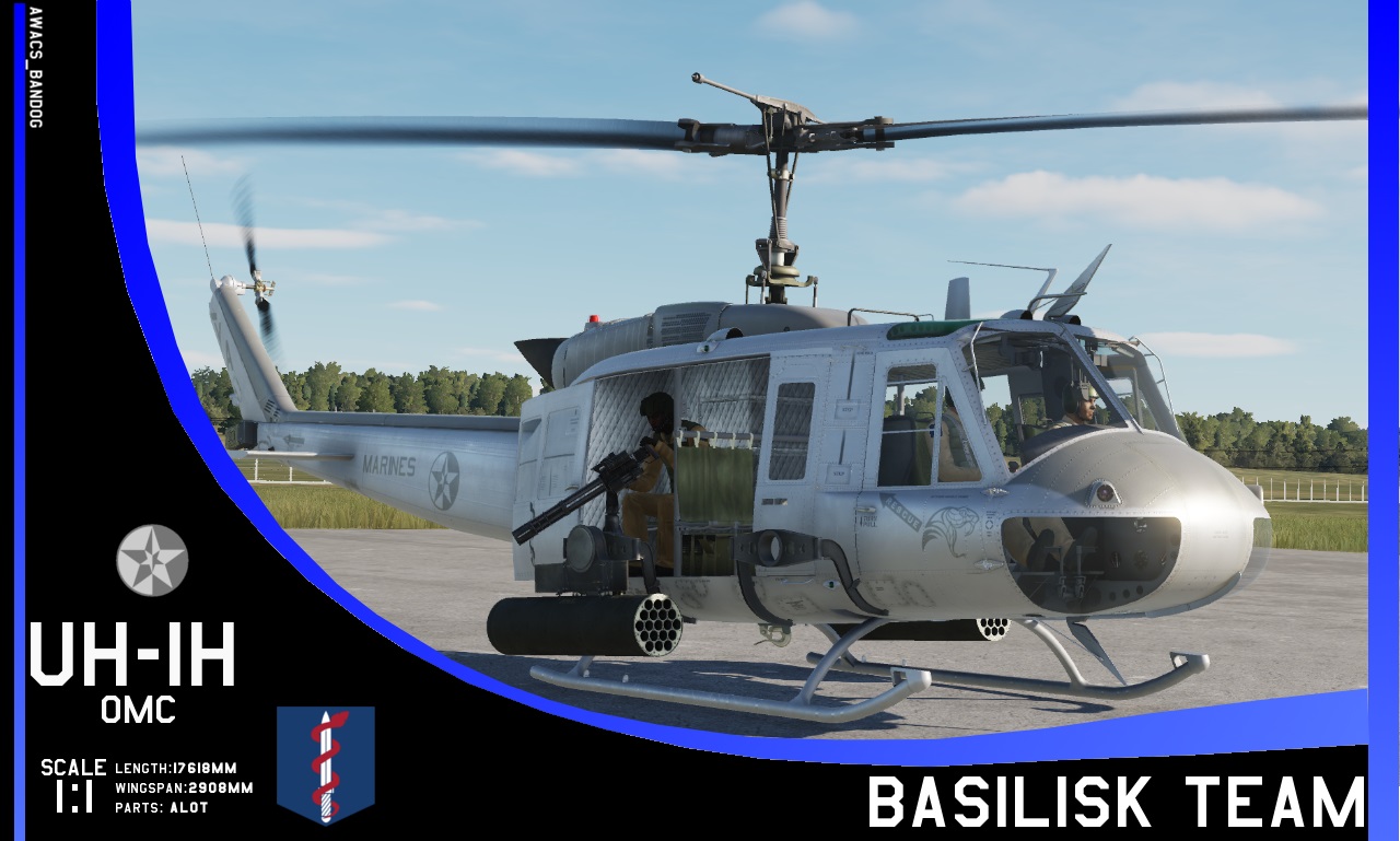 Ace Combat - Osean Marine Corps Basilisk Team UH-1H Huey