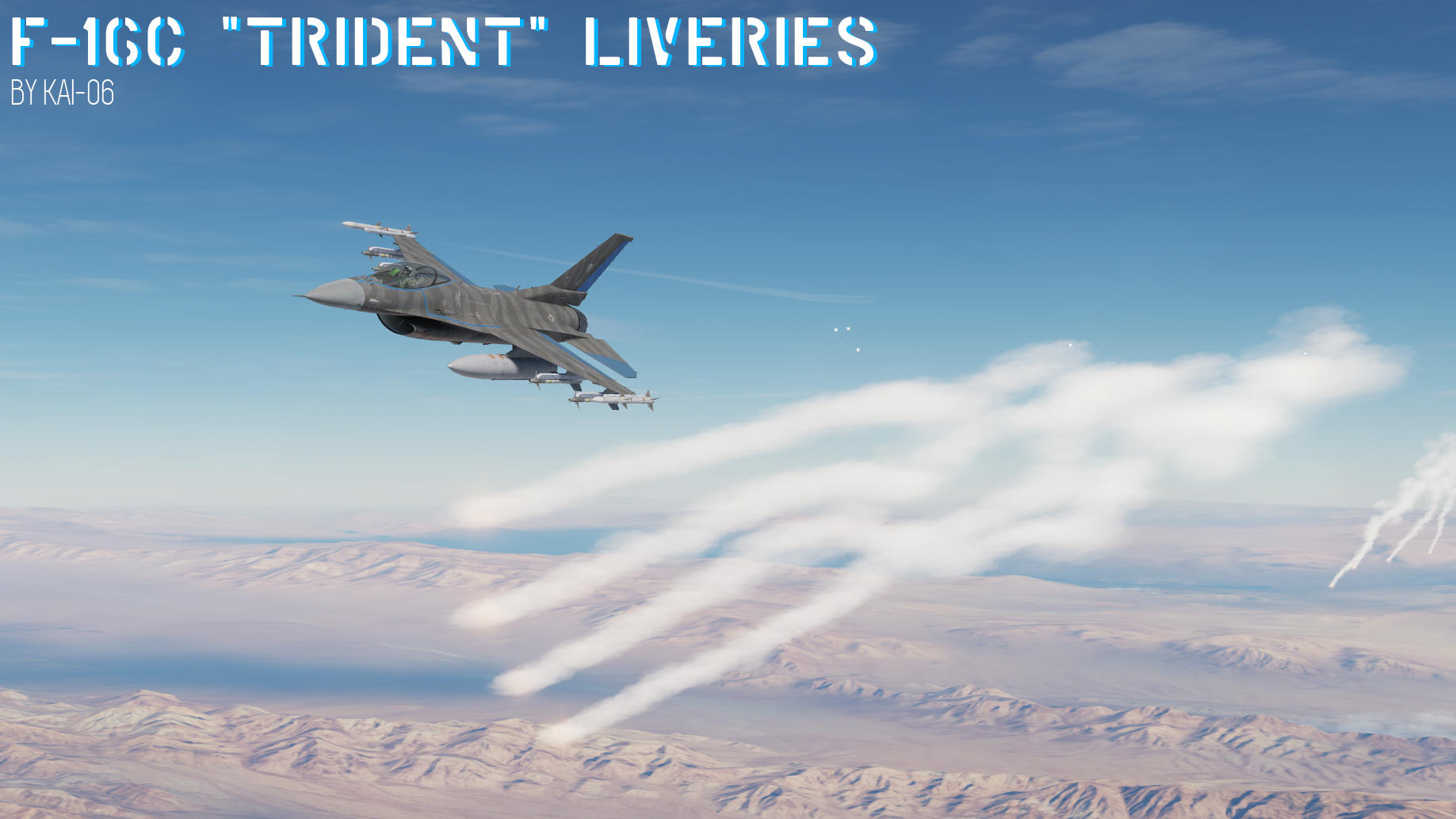 F-16C Viper "Trident" Liveries 