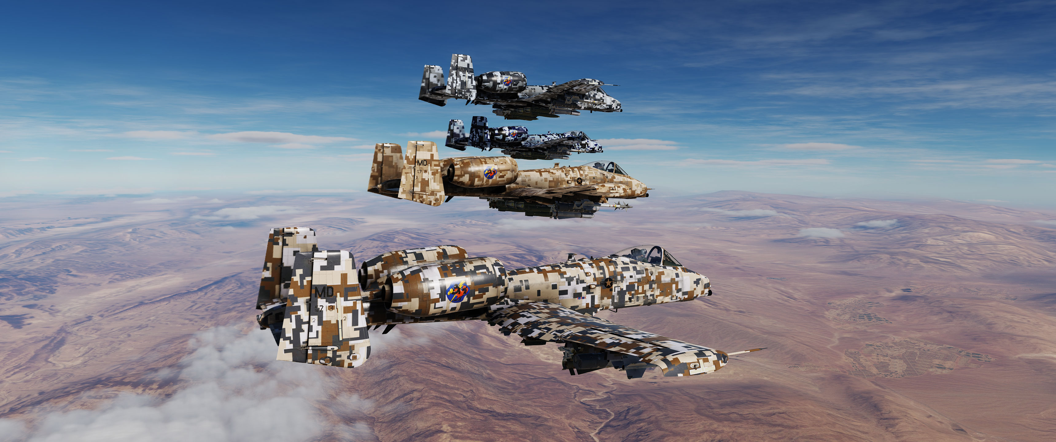 A-10C II US Digital Pack Grey Desert MixPix & Blue