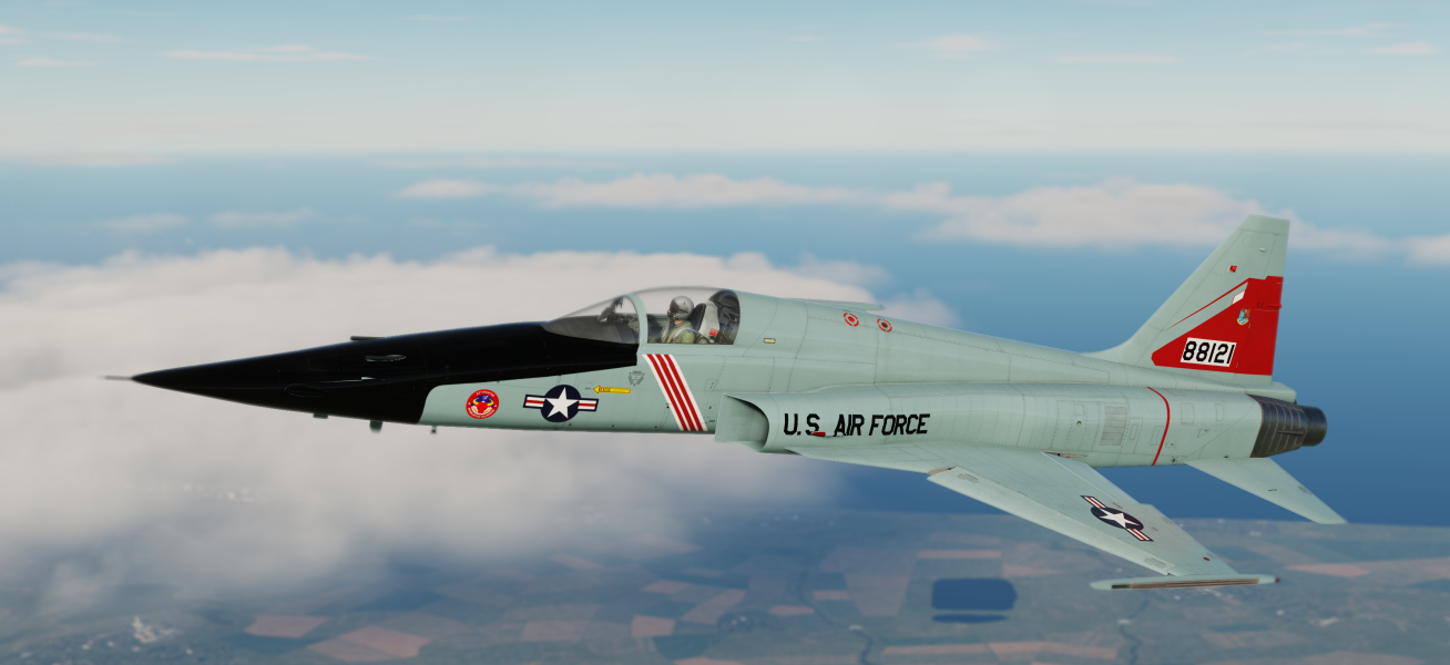 87th FIS F-106 Delta Dart "Heritage", 87th Flying Training Squadron, 47th Flying Training Wing, 68-8121, Laughlin AFB, TX