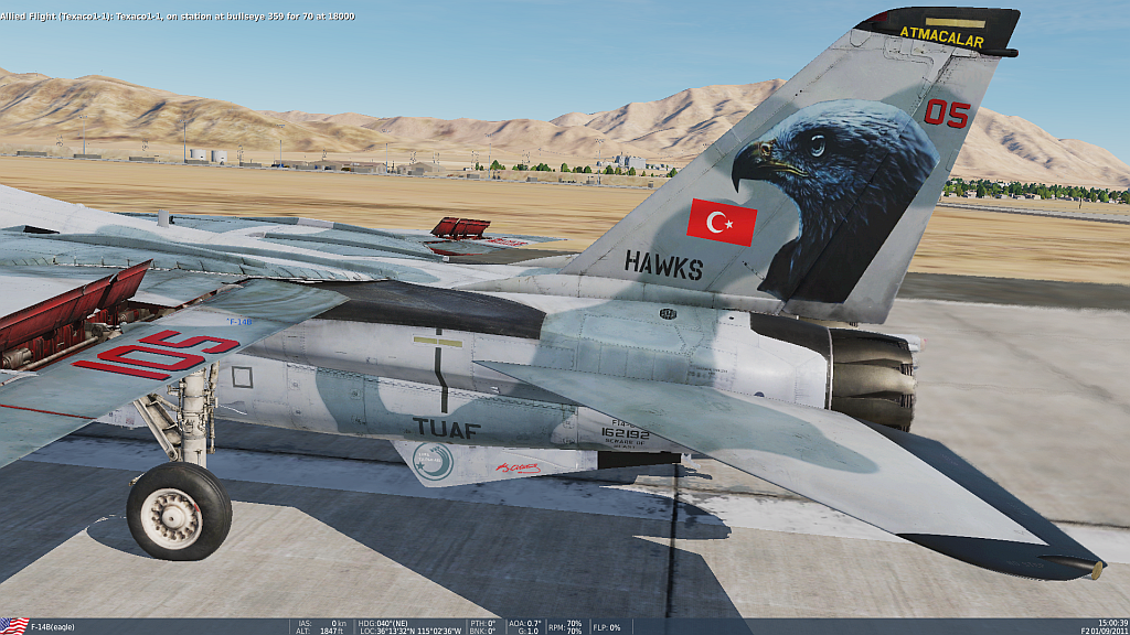 Fictional Turkish Air Force F-14B Tomcat - "Navy Hawks" Livery