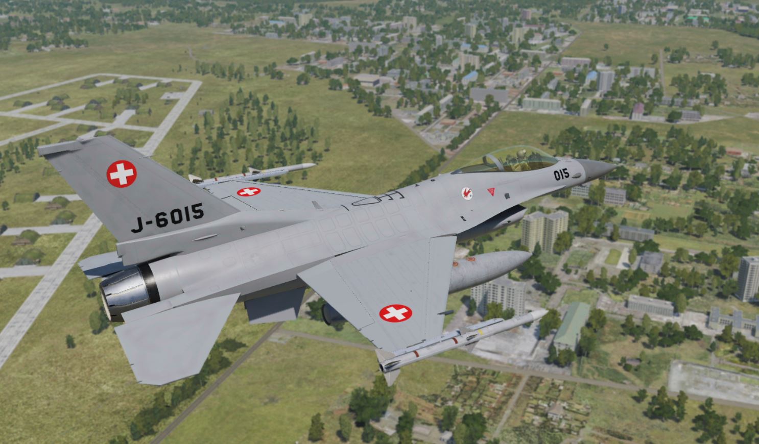 F-16 Fictional swiss air force paint