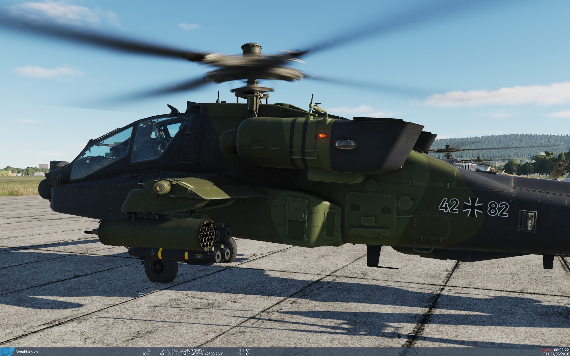 AH-64 Apache Germany Army Wood / Bundeswehr Heer Wald (Fictional)
