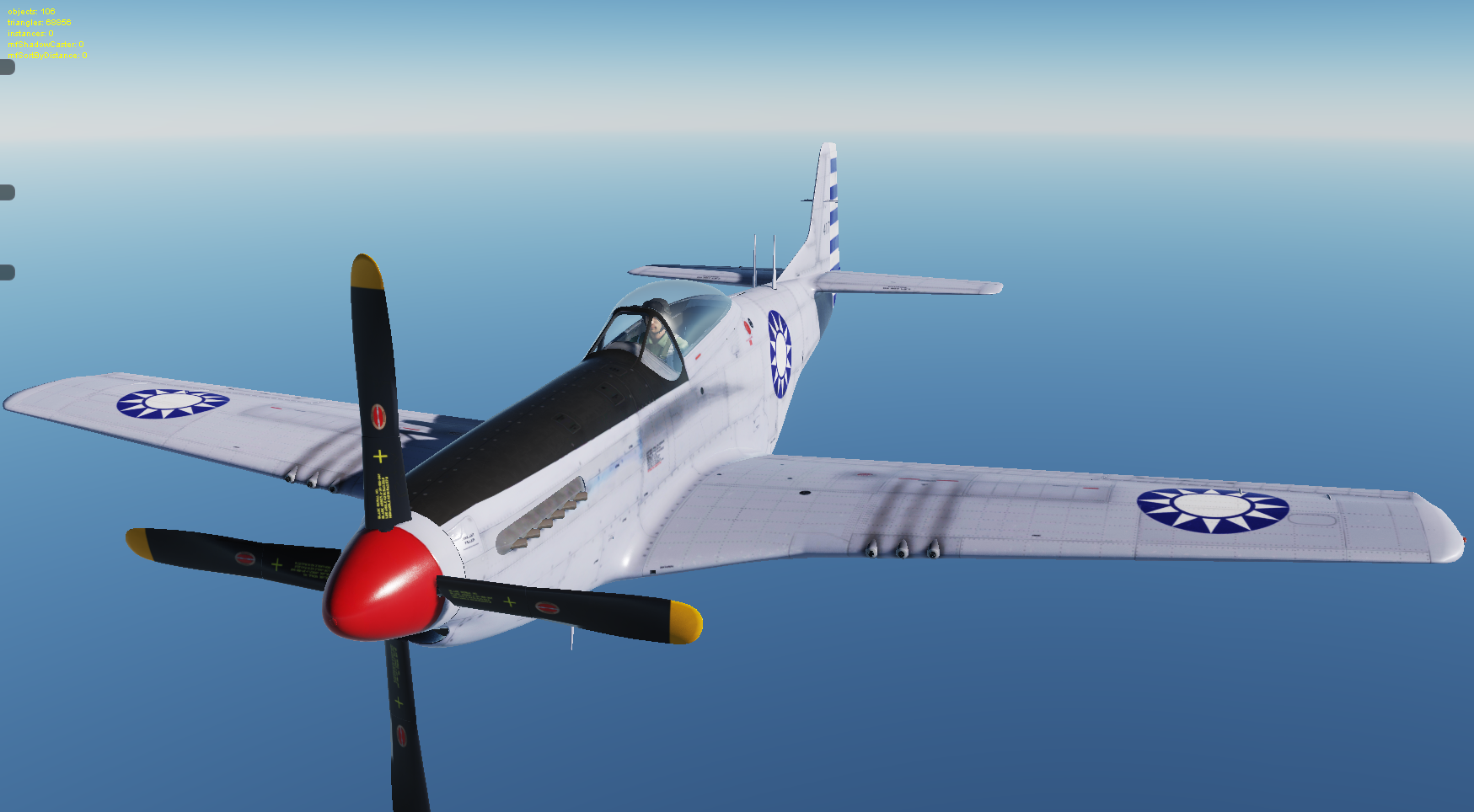 ROCAF(CHINA) P-51 WW2 ERA SKIN. Can also use for TF-51.