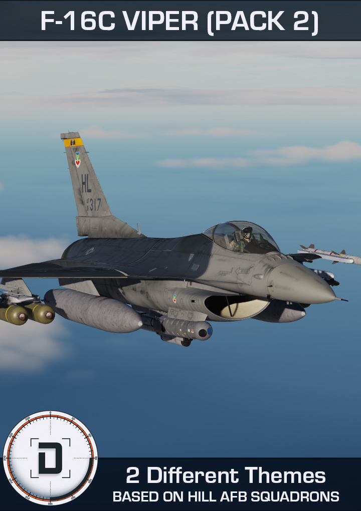 F-16 Hill AFB Liveries (Pack 2)