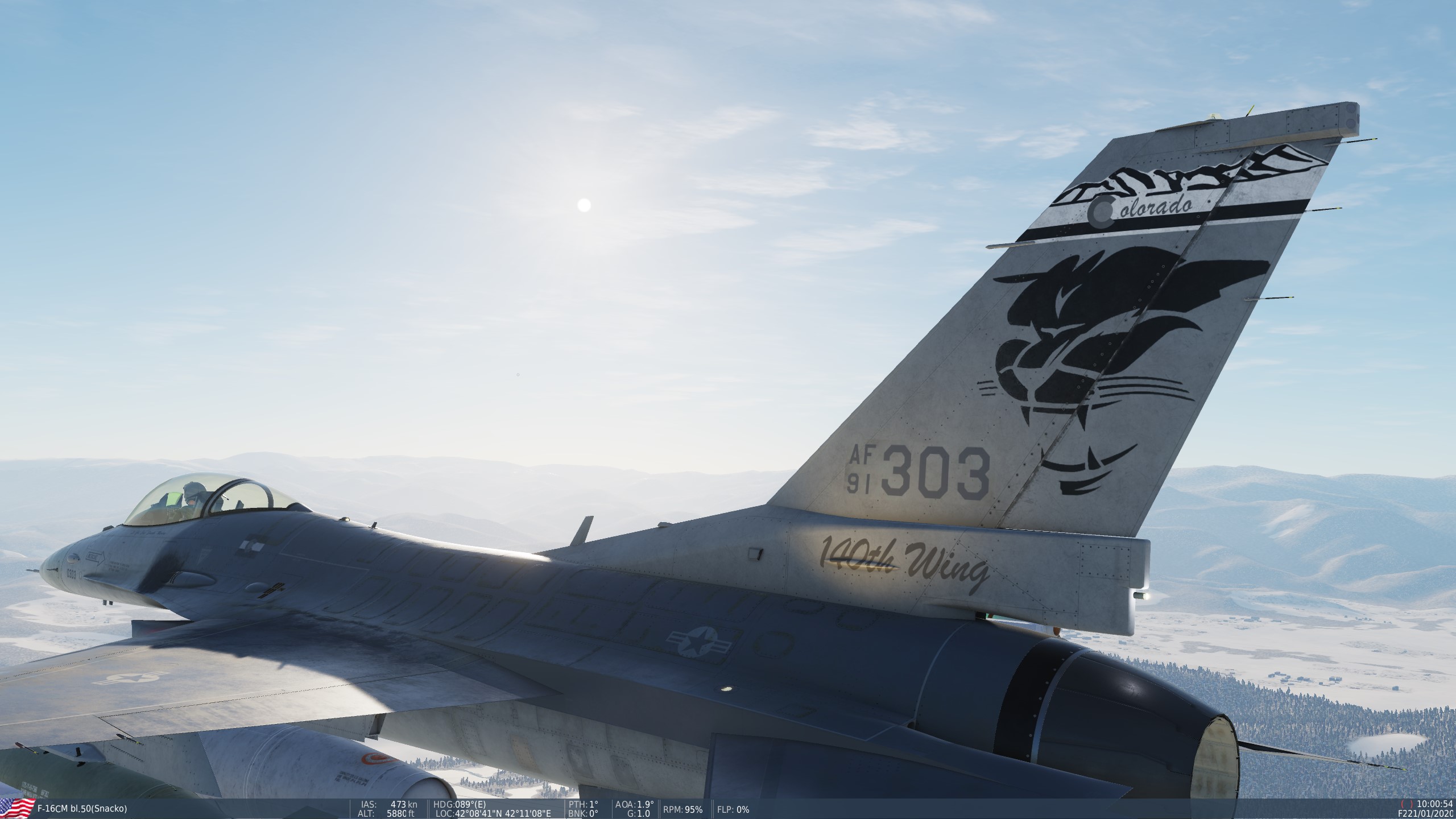 F 16C Livery for COANG 120th Fighter Squadron  Special 