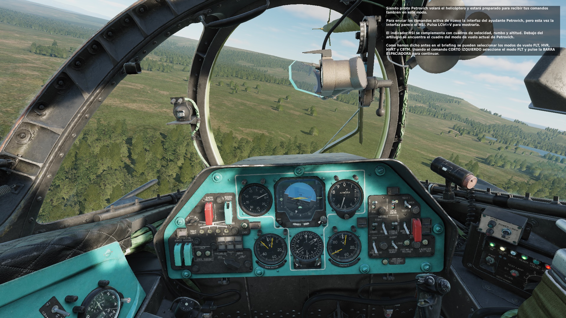 Misiones de Entrenamiento de DCS Mi-24P en español