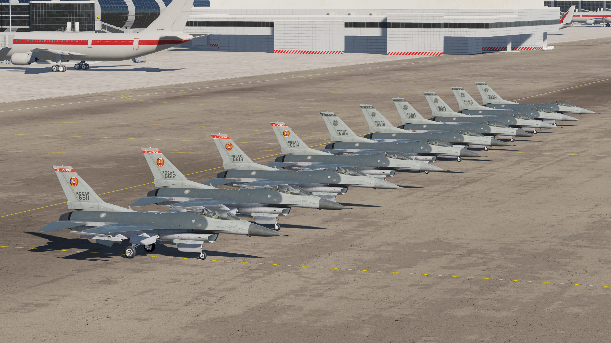 ROCAF F-16 455th TFW 21st TFG Extend Tail Numbar Pack『Tail Number Fixed』2022/12/09