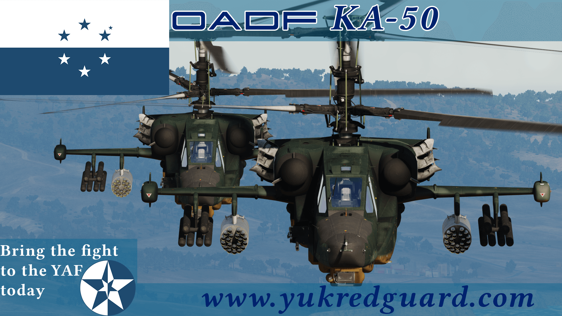 Osean Defense Force KA-50 - Ace Combat - Yuktobanian Red Guard