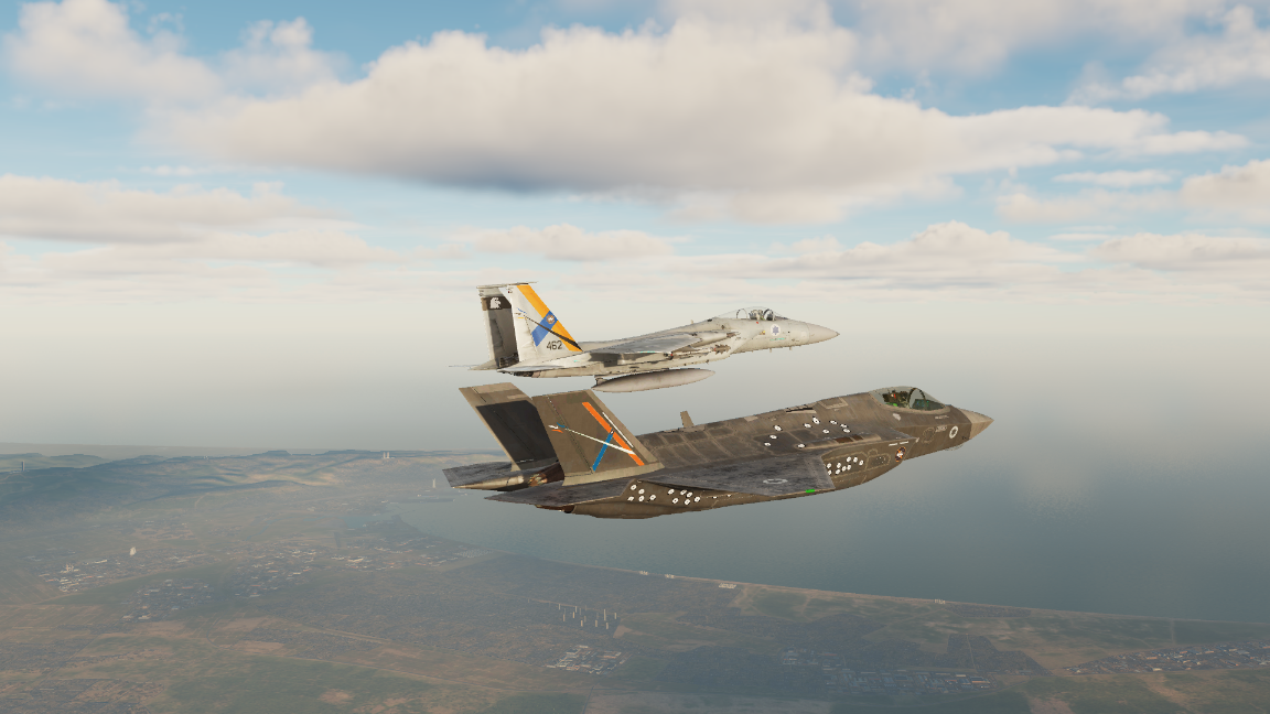 F-15C of squadron manat An experimental squadron of the Israeli Air Force