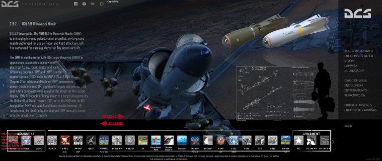 AV-8B Main Menu Theme - Tema del menú principal II