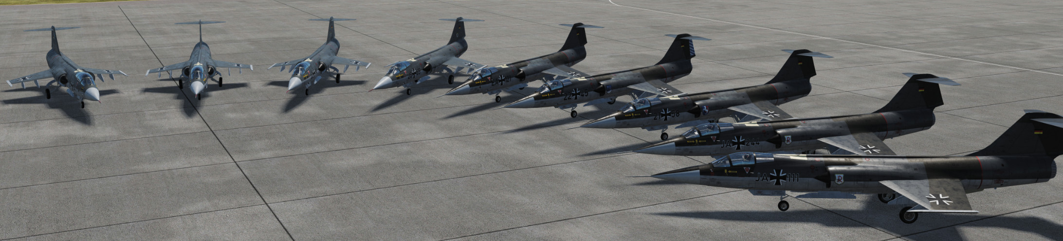 German Airforce F-104G Pack for VSN F-104