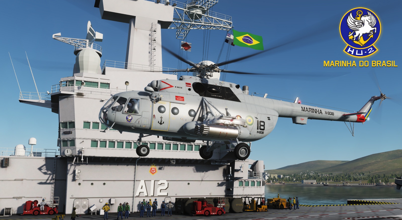 Brazilian Navy "Esqd HU-2" Mi-8 Helicopter