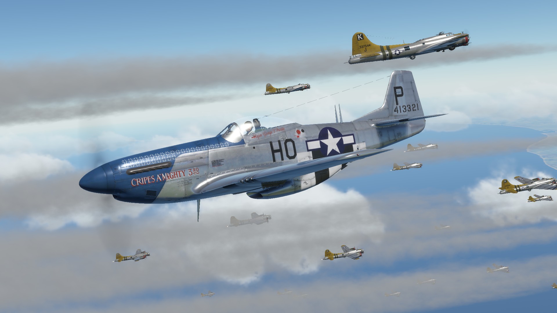 18+ P51 Mustang Cripes A Mighty Wallpaper HD download