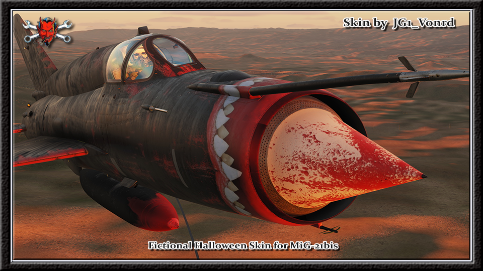 MiG-21bis Halloween Fictional