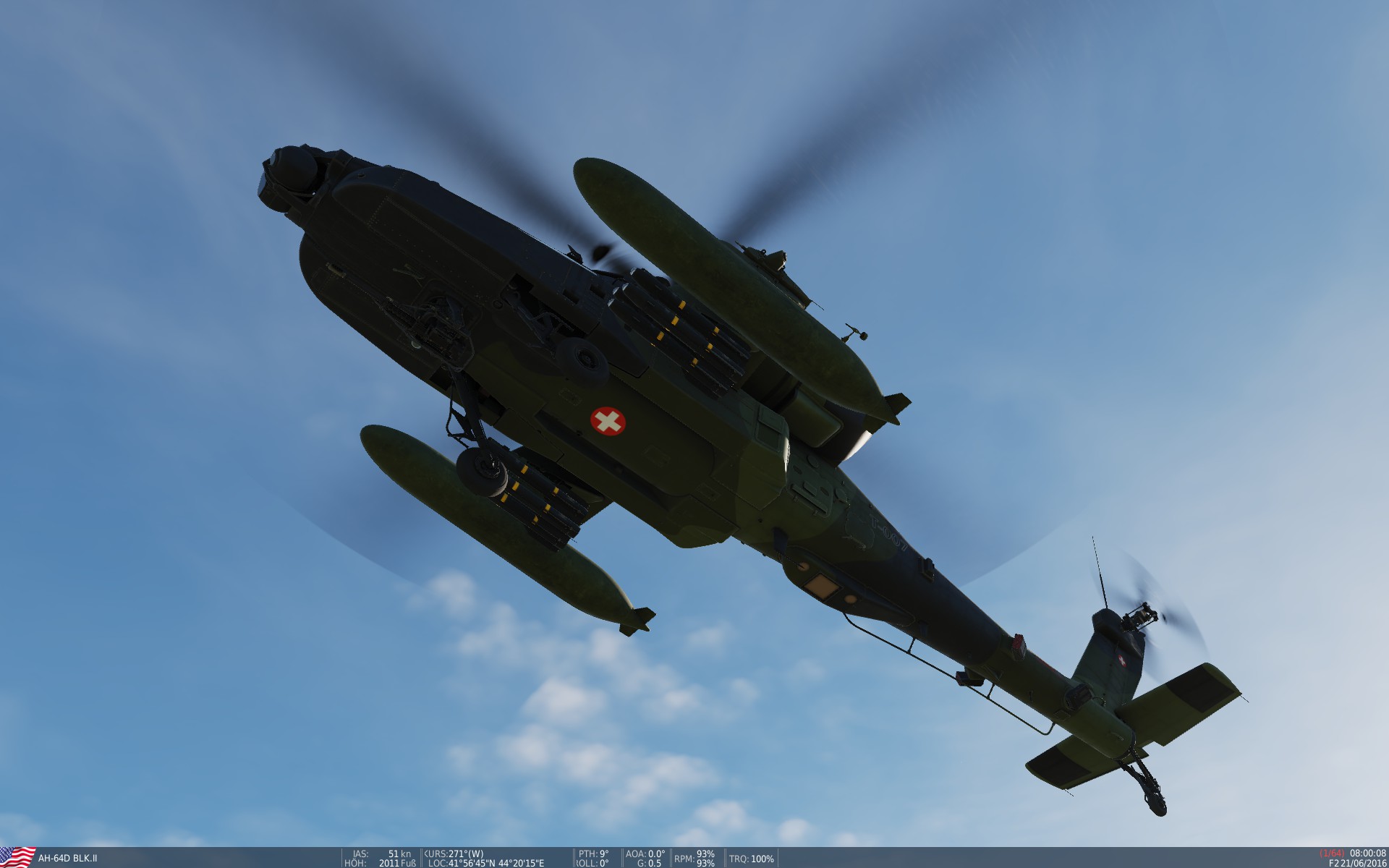 AH-64 Apache Swiss Air Force Wood / Schweizer Luftwaffe Wald (Fictional)