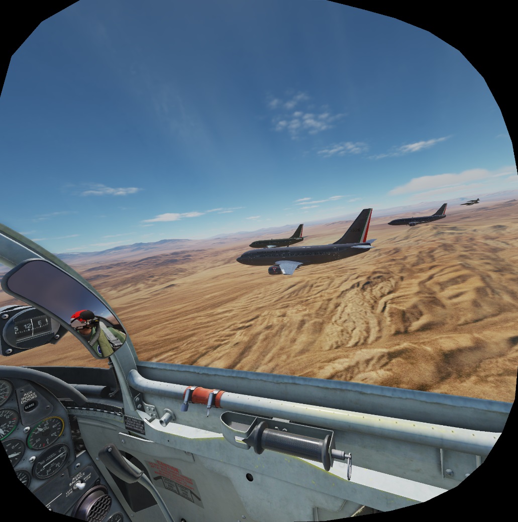 simple mission to fly in formation F-5 & B-737 Mexican Air Force