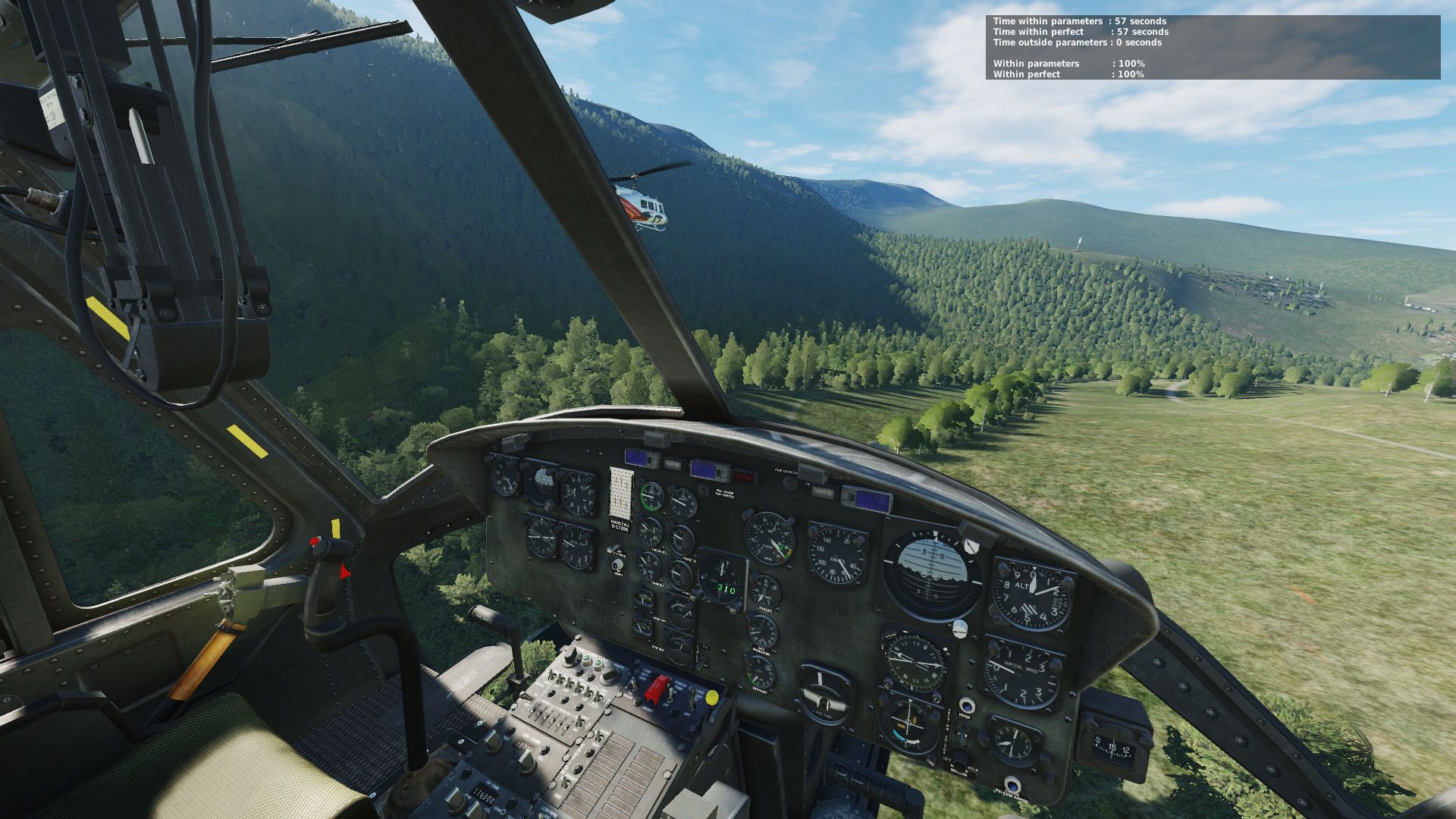 Formation trainer for choppers (UH-1/AH-64/Mi-8/Ka-50/SA342/Mi-24/CH-47)