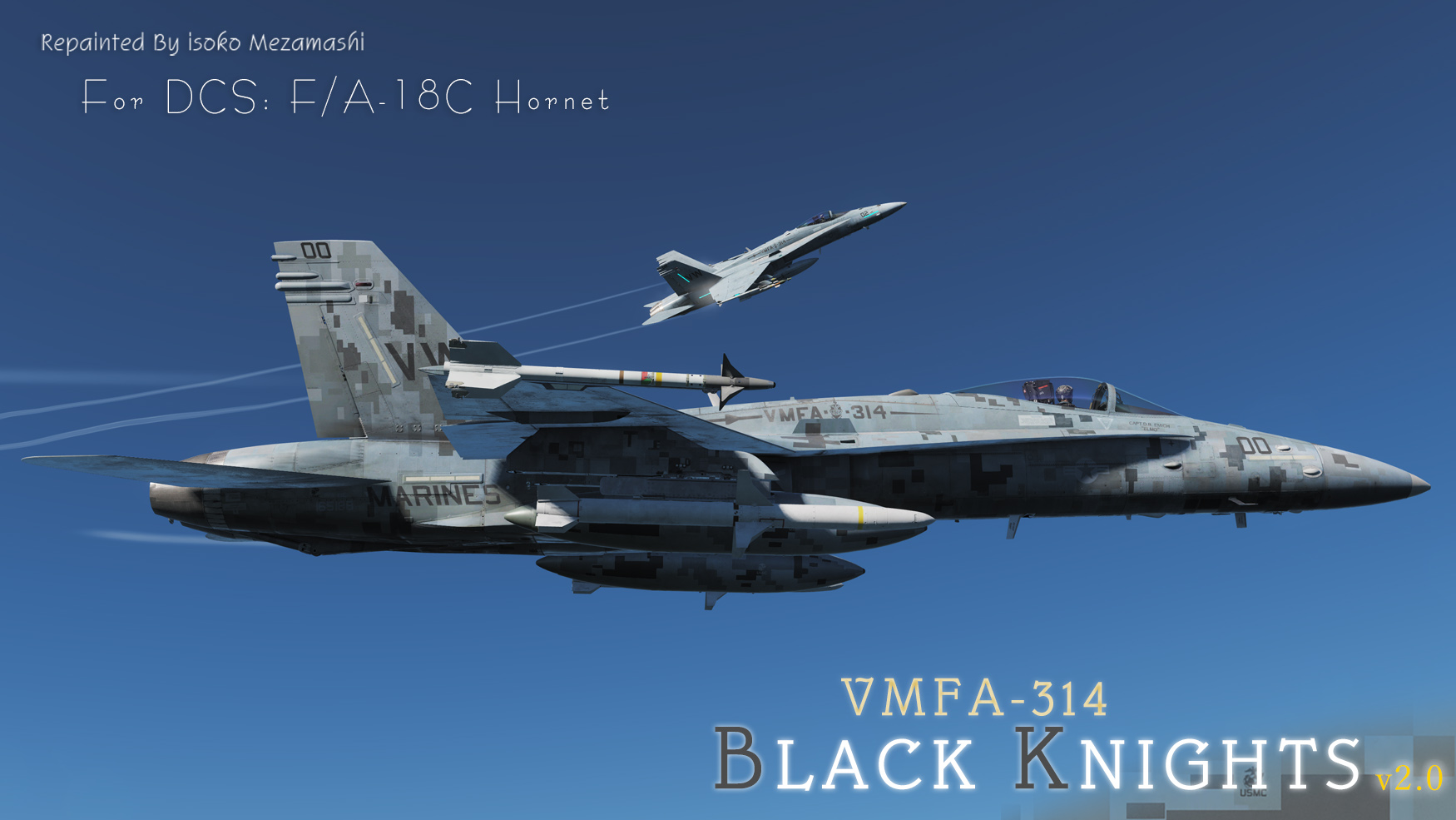 F/A-18C HORNET  "VMFA-314 BLACK KNIGHTS" 2007 v2.0