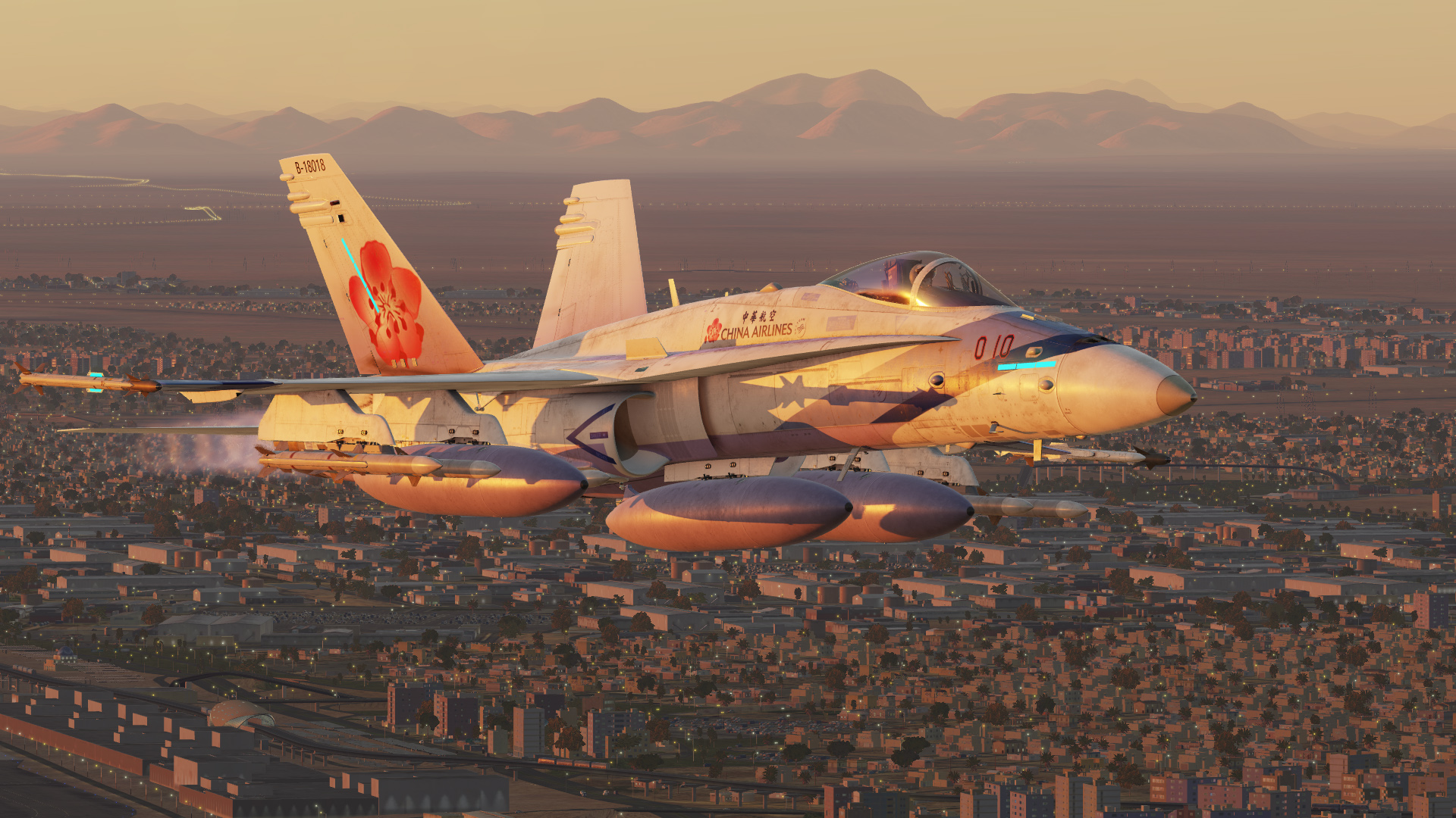 F/A-18C Hornet China Airlines Livery (Fictional) v1.3
