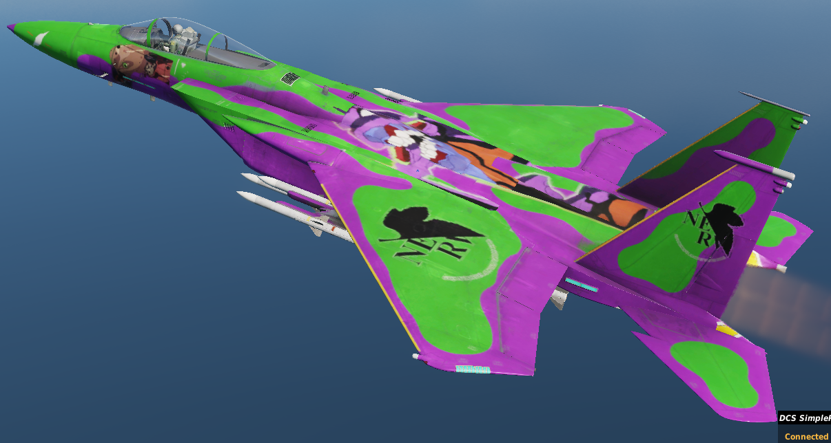 F-15C NERV EVA-01 Livery [Fictional]