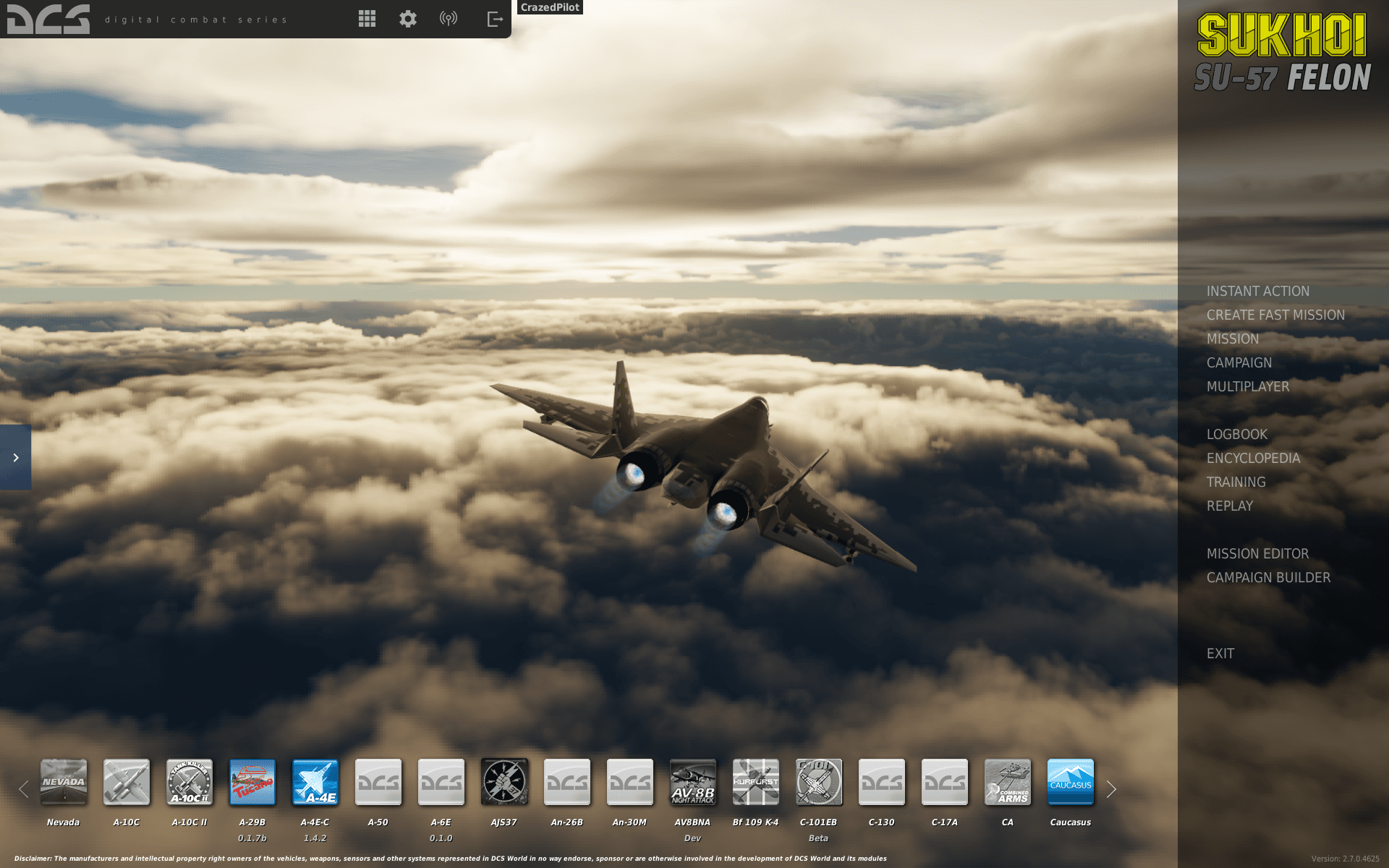 SU-57 Main Menu Theme