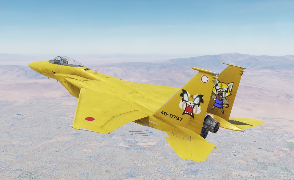Aggretsuko F-15 (Fictional) JASDF