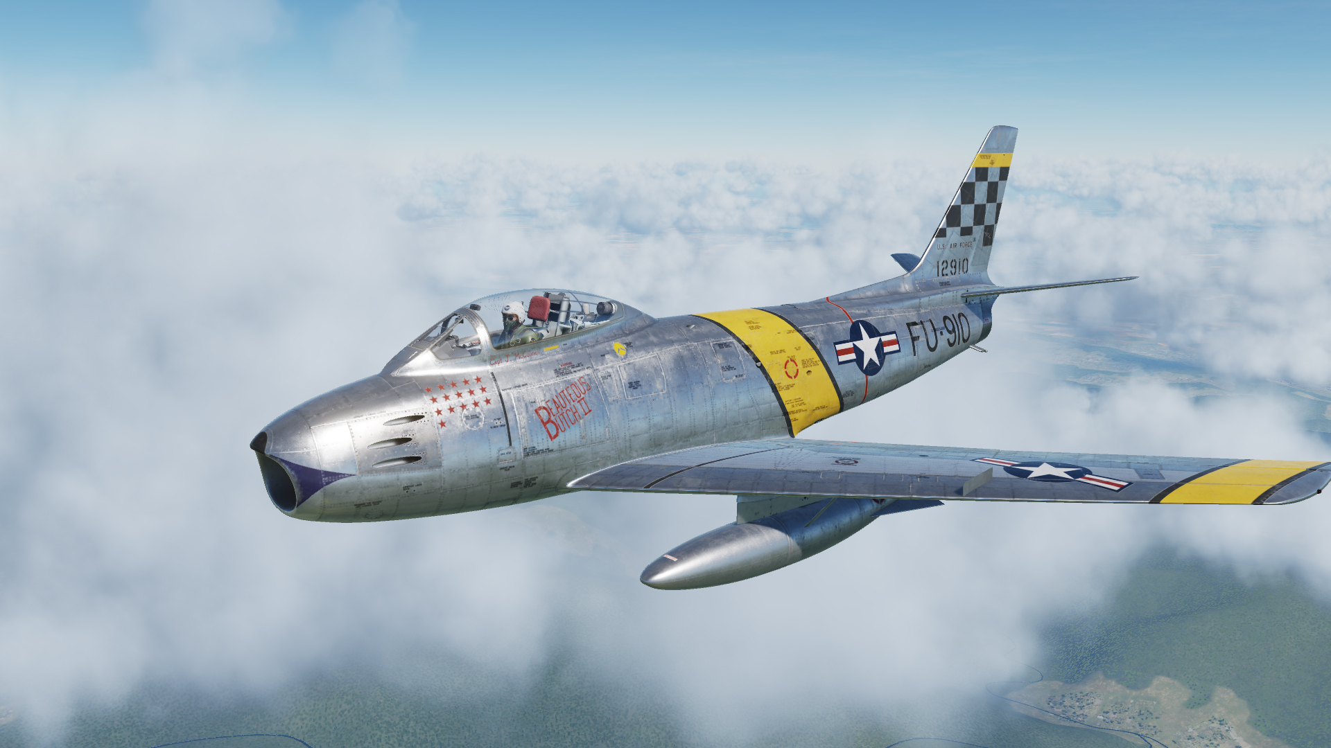 F-86 Sabre "Beauteous Butch II" 51st FW, 39th FIS