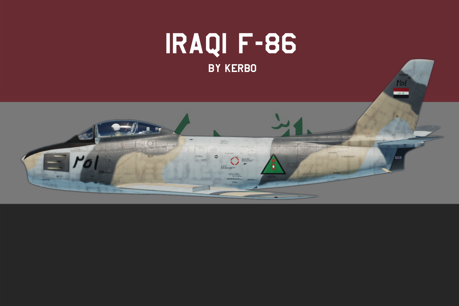Fictional Iraqi F-86 