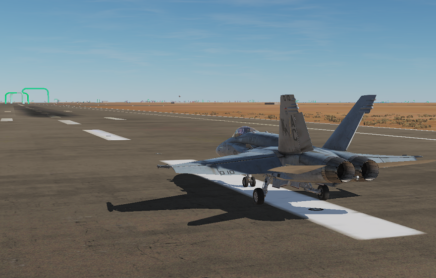 F/A-18 Persian Gulf Speed/Obstacle/Training course