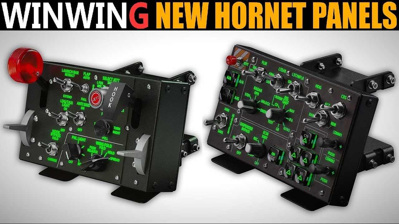 Winwing  combat et takeoff panel PROFIL pour F18