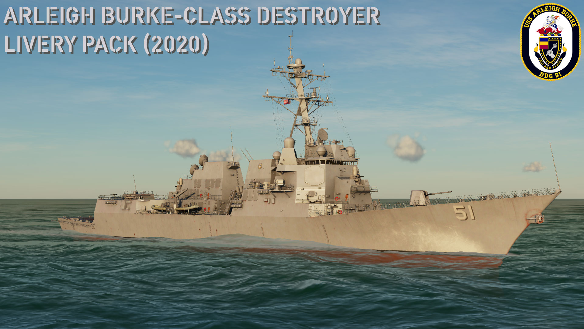 Arleigh Burke-class Destroyer Livery Pack (2020) v1.0a