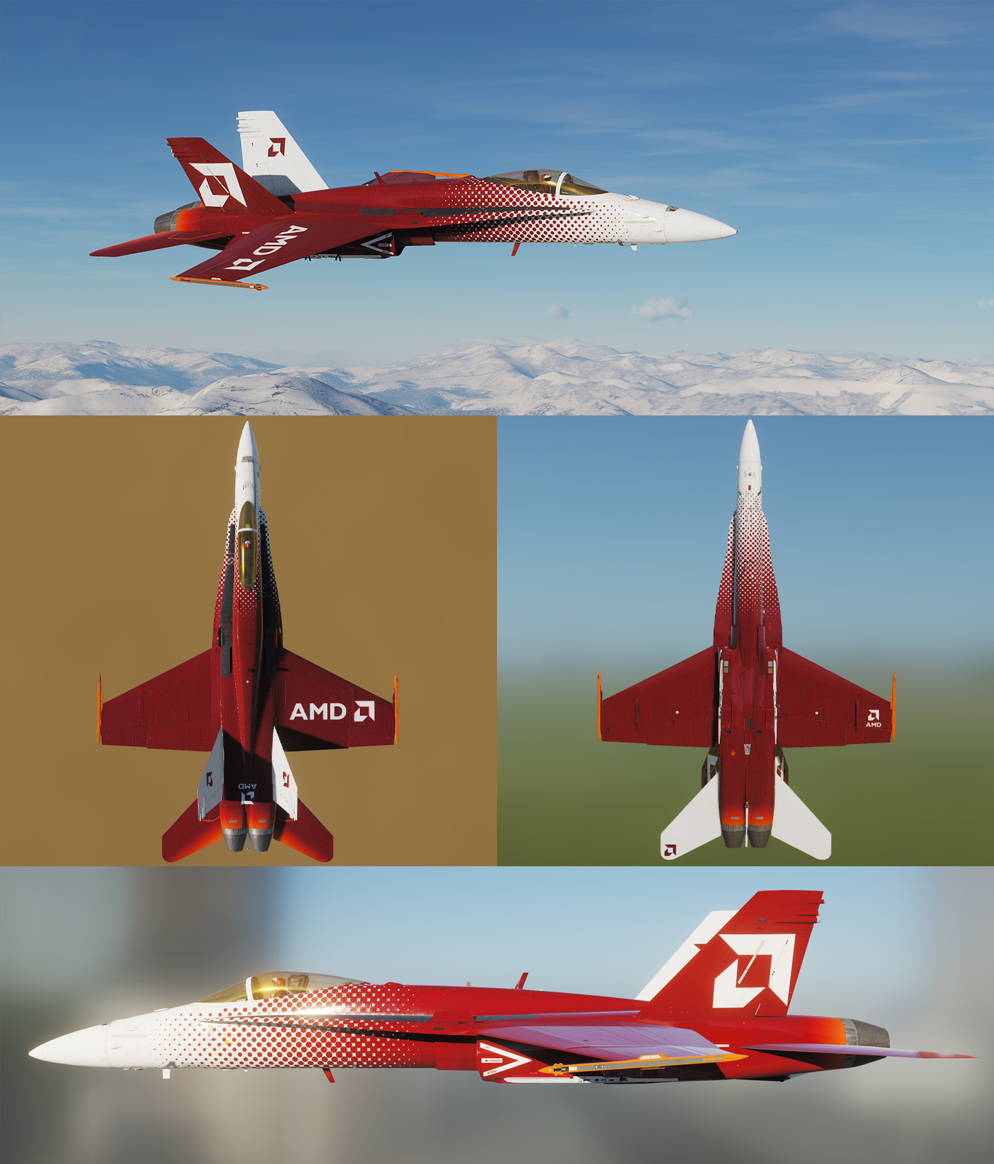 F-18 Racing Livery: AMD