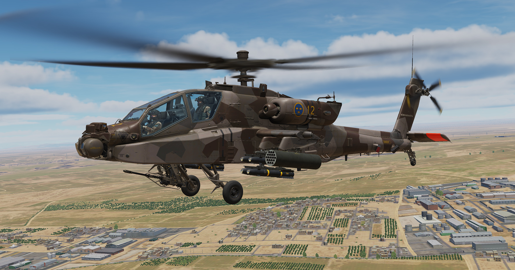 Swedish AH-64D #12 Desert camo