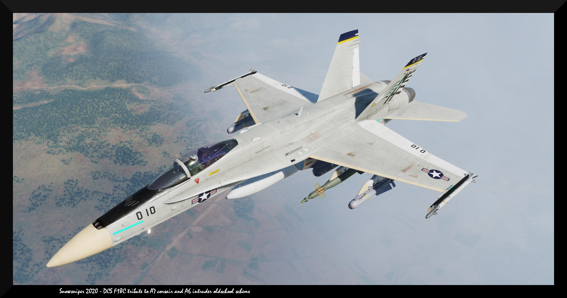 F18 hornet - tribute to A7 corsair [ FICTIONAL ]