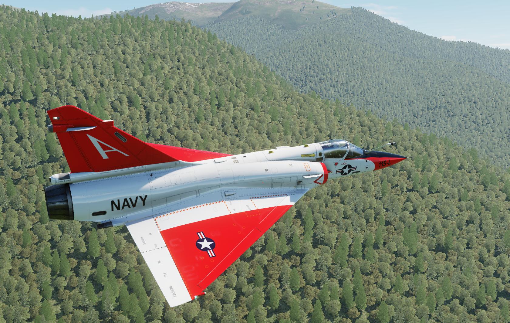 Goshawk like skin for the Mirage (fictional)