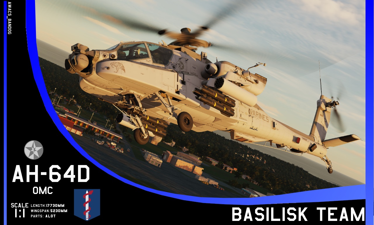 Ace Combat - Osean Marine Corps Basilisk Team AH-64D Apache Gunship [Remaster]