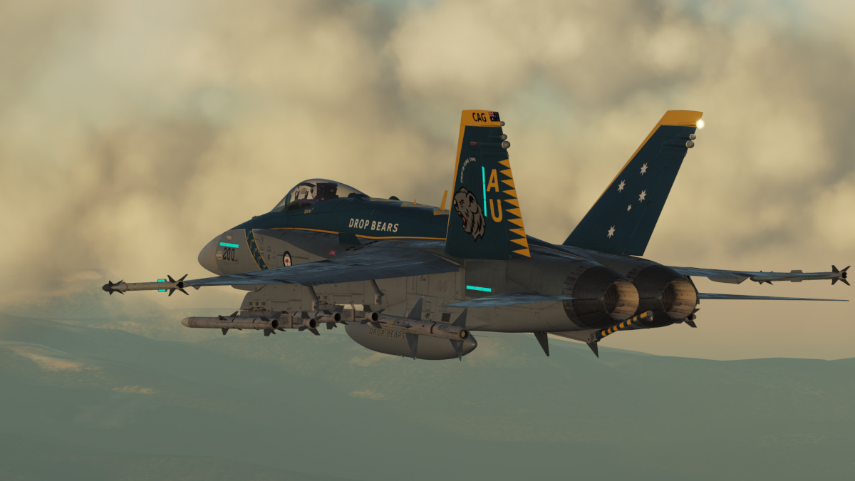 RAAF F/A-18 "Drop Bears" livery CAG Bird by Rhino